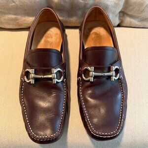 Ferragamo Men's Leather Drivers